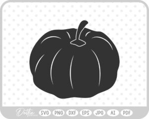 Pumpkin Halloween Autumn Fall Thanksgiving SVG PNG DXF – Cricut Silhouette Cutting File
