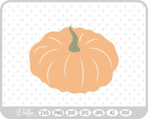Pumpkin Halloween Autumn Fall Thanksgiving SVG PNG DXF – Cricut Silhouette Cutting File