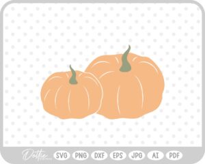 Pumpkin Halloween Autumn Fall Thanksgiving SVG PNG DXF – Cricut Silhouette Cutting File