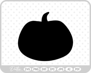 Pumpkin Halloween Autumn Fall Squash SVG PNG DXF – Cricut Silhouette Cutting File