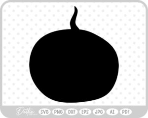 Pumpkin Halloween Autumn Fall Squash SVG PNG DXF – Cricut Silhouette Cutting File