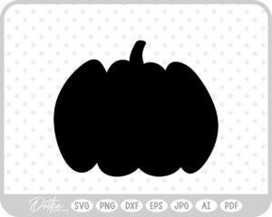 Pumpkin Halloween Autumn Fall Squash SVG PNG DXF – Cricut Silhouette Cutting File