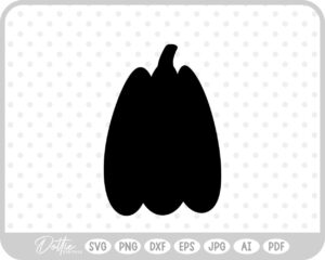 Pumpkin Halloween Autumn Fall Squash SVG PNG DXF – Cricut Silhouette Cutting File
