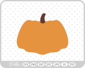 Pumpkin Halloween Autumn Fall Squash SVG PNG DXF – Cricut Silhouette Cutting File
