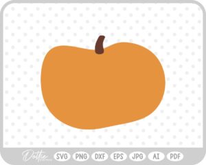 Pumpkin Halloween Autumn Fall Squash SVG PNG DXF – Cricut Silhouette Cutting File