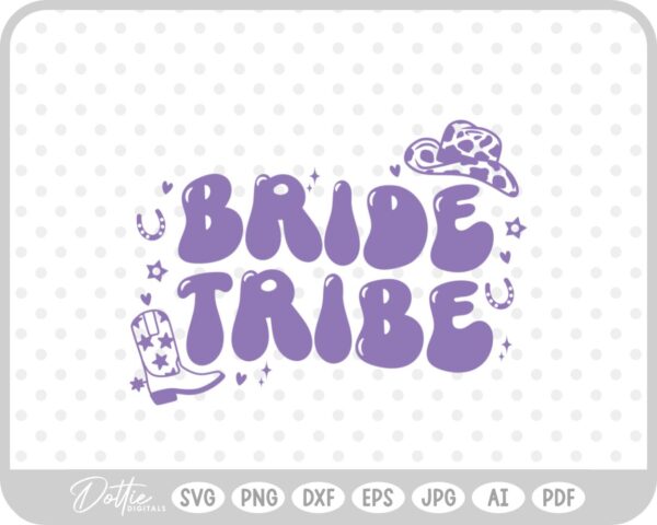 Cowgirl Rodeo Hen Party SVG PNG DXF – Cricut Silhouette Cutting File