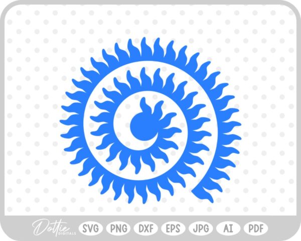 Rolled Paper Flower  SVG PNG DXF – Cricut Silhouette Cutting File
