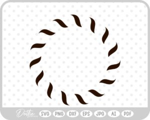 Rope Border SVG PNG DXF – Cricut Silhouette Cutting File