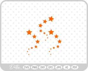 Shooting Stars SVG PNG DXF – Cricut Silhouette Cutting File
