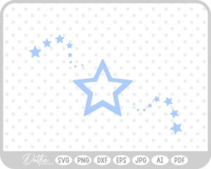 Stars SVG PNG DXF – Cricut Silhouette Cutting File