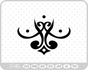 Decorative Shape SVG PNG DXF – Cricut Silhouette Cutting File