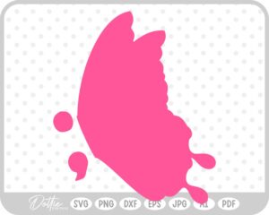 Butterfly Semi Colon SVG PNG DXF – Cricut Silhouette Cutting File