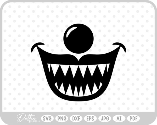 Halloween Clown  SVG PNG DXF – Cricut Silhouette Cutting File