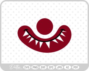 Clown Scary SVG PNG DXF – Cricut Silhouette Cutting File