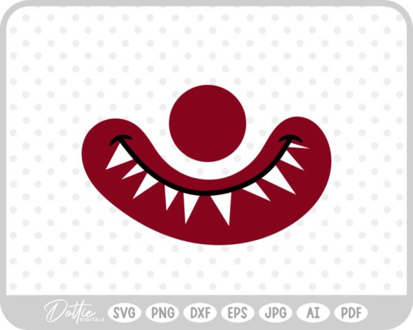 Clown Scary SVG PNG DXF – Cricut Silhouette Cutting File