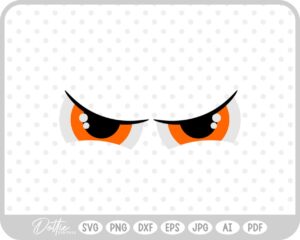 Scary Eyes Halloween SVG PNG DXF – Cricut Silhouette Cutting File
