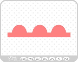 Bubble Line SVG PNG DXF – Cricut Silhouette Cutting File