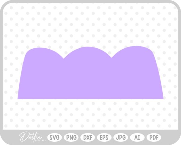Triple Blob Jelly SVG PNG DXF – Cricut Silhouette Cutting File