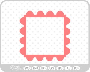 Bubble Frame SVG PNG DXF – Cricut Silhouette Cutting File