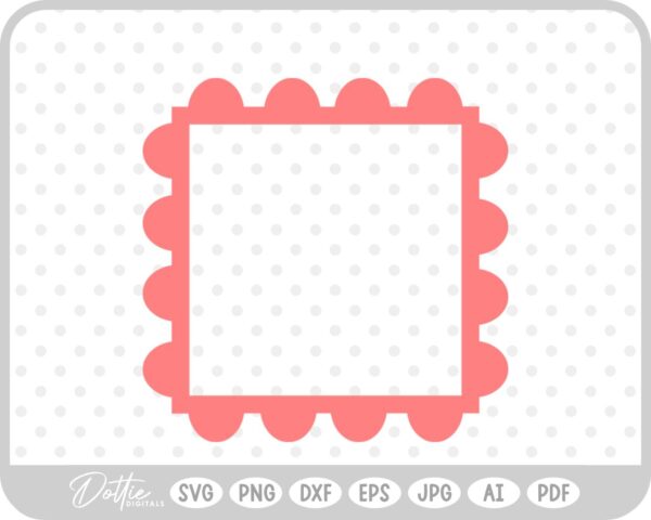 Bubble Frame SVG PNG DXF – Cricut Silhouette Cutting File