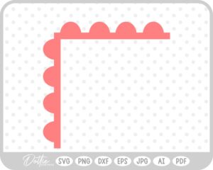 Bubble Corner SVG PNG DXF – Cricut Silhouette Cutting File