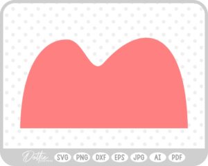 Double Blob SVG PNG DXF – Cricut Silhouette Cutting File