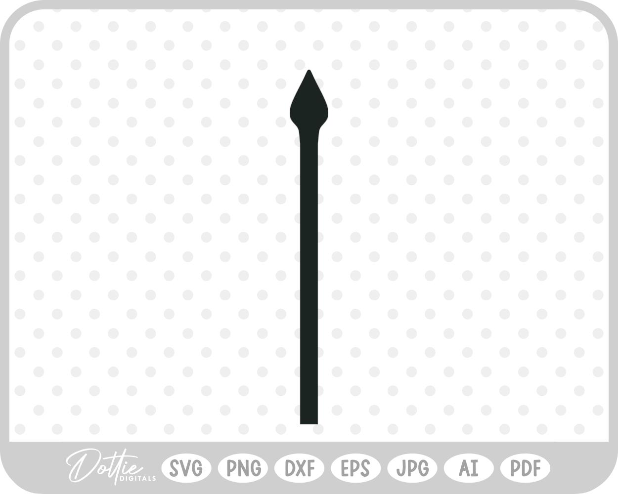 Spear Arrow SVG PNG DXF – Cricut Silhouette Cutting File