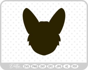 Dog SVG PNG DXF – Cricut Silhouette Cutting File