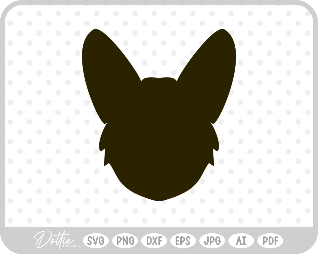 Dog SVG PNG DXF – Cricut Silhouette Cutting File