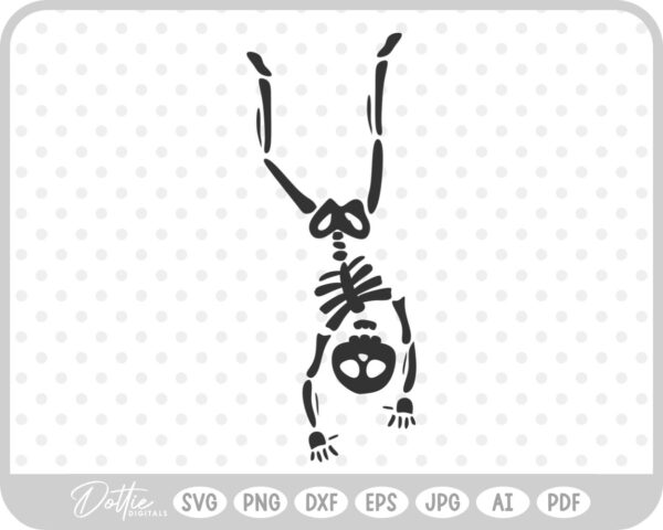 Dancing Skeleton SVG PNG DXF – Cricut Silhouette Cutting File