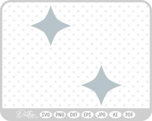 Snowflake Snow Sparkle Winter Cold Christmas SVG PNG DXF – Cricut Silhouette Cutting File