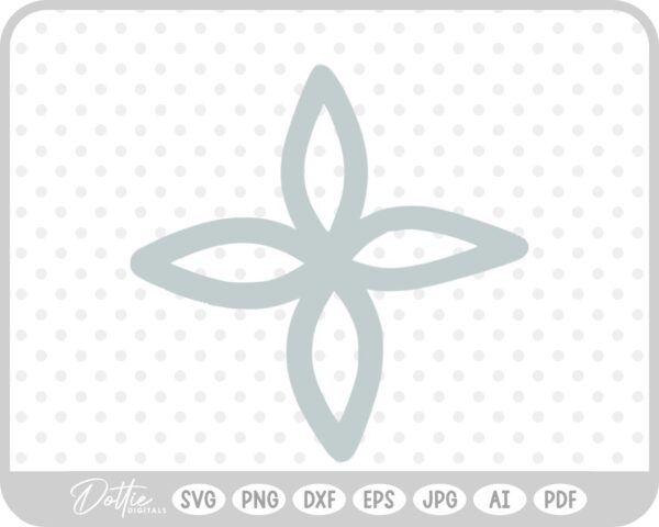 Snowflake Doodle Sketch Christmas Winter SVG PNG DXF – Cricut Silhouette Cutting File