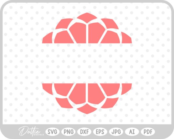 Simple Split Mandala SVG PNG DXF – Cricut Silhouette Cutting File