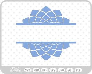 Split Mandala SVG PNG DXF – Cricut Silhouette Cutting File