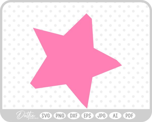 Stars SVG PNG DXF – Cricut Silhouette Cutting File