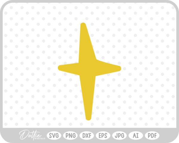 Star Shape SVG PNG DXF – Cricut Silhouette Cutting File