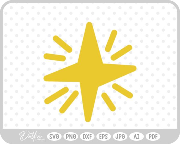Star Shape SVG PNG DXF – Cricut Silhouette Cutting File