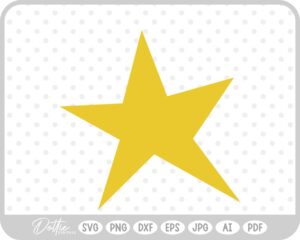 Star Shape SVG PNG DXF – Cricut Silhouette Cutting File