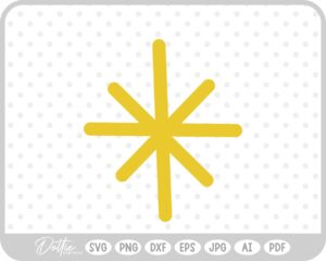 Star Shape SVG PNG DXF – Cricut Silhouette Cutting File