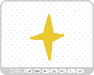 Star Shape SVG PNG DXF – Cricut Silhouette Cutting File