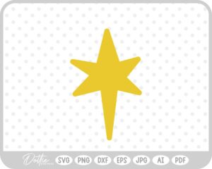Star Shape SVG PNG DXF – Cricut Silhouette Cutting File
