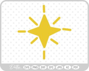 Star Shape SVG PNG DXF – Cricut Silhouette Cutting File