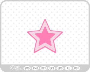 Starburst Star SVG PNG DXF – Cricut Silhouette Cutting File