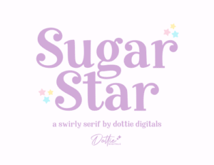 Sugar Star Font – Handwritten Serif Font