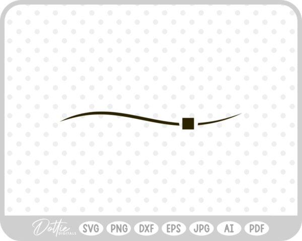 Swoosh Line Square SVG PNG DXF – Cricut Silhouette Cutting File