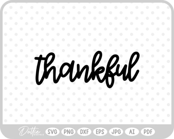 Thanksgiving Quote Word Phrase Fall SVG PNG DXF – Cricut Silhouette Cutting File