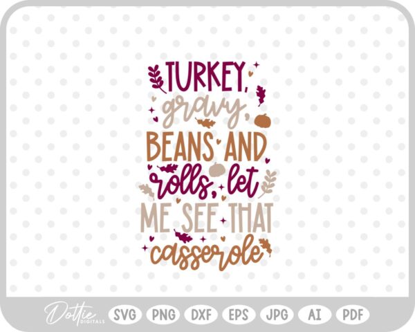 Thanksgiving Quote Phrase SVG PNG DXF – Cricut Silhouette Cutting File