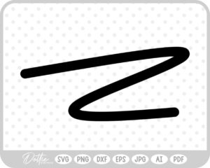 Scribble Underline SVG PNG DXF – Cricut Silhouette Cutting File
