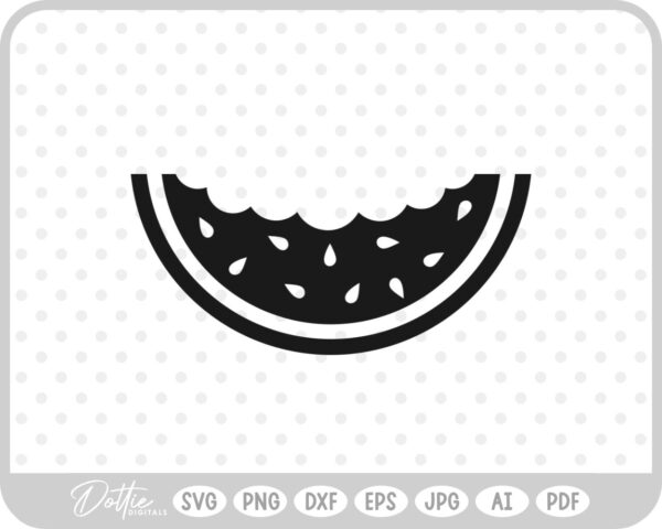 Watermelon SVG PNG DXF – Cricut Silhouette Cutting File