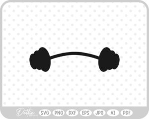 Weights Gym Dumbbell Fitness Weightlifting SVG PNG DXF – Cricut Silhouette Cutting File